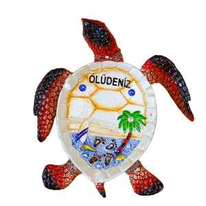 Asbak van hars in de vorm van een Duits, Bosnisch, Andorrese stad, monument, gebouw, strand, zeeschildpad, start, hagedis, zakasbak - Product Image 1