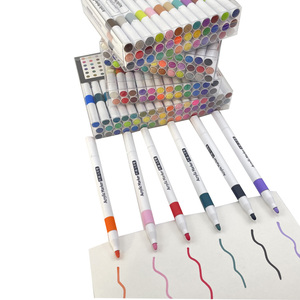 Marqueur de peinture acrylique permanente de qualité supérieure, personnalisable OEM, pour le graffiti artistique DIY sur roche, tasse, céramique, verre, bois, tissu - Product Image 2