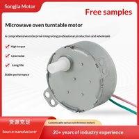 Moteur synchrone monophasé antidéflagrant 5W pour four à micro-ondes, à aimant permanent à pôles à griffes, fourni