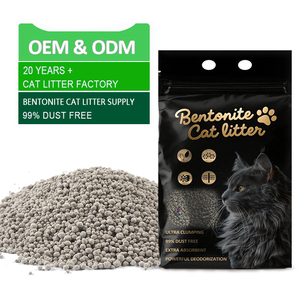 Lettiera per <span class=keywords><strong>Gatti</strong></span> in Bentonite Naturale, Forte Agglomerazione, Senza Polvere, Controllo Odori, Sabbia Igienica per Uso Quotidiano - Product Image 2