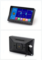 Monitor de Marcha Atrás Universal con DVR AHD de 4 Cámaras para Cosechadora Agrícola, Pantalla de 7.0 Pulgadas, Impermeable, 12V/24V, con División Cuádruple y Resolución 1080p