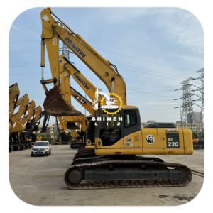 Excavadora de cadenas PC220-7 de segunda mano, origen Japón, motor principal, precio económico, alta calidad, maquinaria para movimiento de tierras a bajo precio - Product Image 1