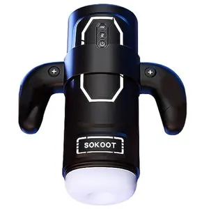 جهاز الاستمناء التلقائي للذكور لعبة جنسية جيب مهبل ذكر ستروكر مع 3D واقعية محكم التدفئة مص تهتز صوت ذكي