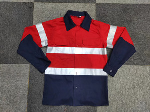 Ropa de trabajo de seguridad reflectante Camisa de algodón para hombres Camisas DE TRABAJO reflectantes de alta visibilidad para minería y construcción - Product Image 4