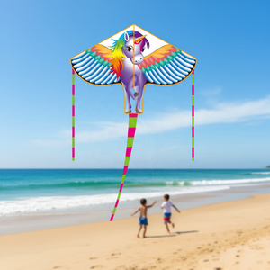 Nouvelle Grande Cerise en Plumes <span class=keywords><strong>Licorne</strong></span> 2026 avec Ligne Spéciale Facile à Piloter en Brise Légère en Nylon - Product Image 1