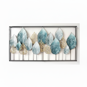 Décoration murale élégante en métal faite à la main Design unique pour la maison Salon Chambre à coucher Finition multicolore Arts muraux décoratifs - Product Image 1