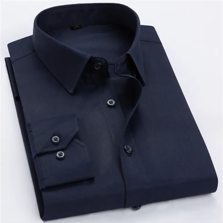 Bán Buôn Thiết Kế Mới Camisa Masculina Dài Tay Áo Của Nam Giới Hàn Quốc Slim Trang Phục Chính Thức Giản Dị Nam Ăn Mặc Dài Tay Áo Của Nam Giới Áo Sơ Mi