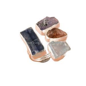 แหวนพลอยโบราณชั้นดีทำจากเงินสเตอร์ลิง925สลักสำหรับงานหมั้นคลาสสิก - Product Image 1