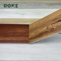 Revêtement de sol SPC de l'usine ROKE avec couche anti-usure, revêtement de sol composite en plastique de luxe imperméable à l'eau