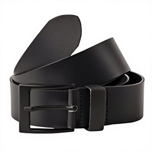 Cinturón de Cuero Vacuno Genuino Negro y Marrón de Primera Calidad con Hebilla de Pin – Cinturón Duradero, Impermeable, Casual y de Negocios para Hombre - Product Image 2