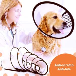 조절 가능한 개 보호용 엘리자베스 목걸이 부드러운 개 목 회복용 안티 바이트 목걸이 - Product Image 3