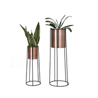 Innen- und Außenbereich Heimdekoration Aluminium/Weichstahl Blumentopfhalter Hängeständer Gestanztes Design Anpassbare Farbe Pflanzenpflege ISO9001