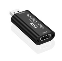 HDTV 4K Input Metal USB 2.0 Video Capture Card 1080P Game Live Streaming Recorder Supports OBS-Recording with for Input