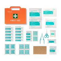 Trousse de premiers secours à domicile, dispositifs de premiers secours d'urgence de base, manuel, matériau PP, certifié CE, pour les blessures quotidiennes