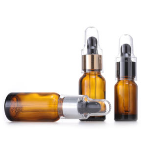 Confezione sicura 10ml 15ml 20ml 30ml 50ml 100ml tonda ambra olio essenziale cosmetico bottiglia di siero di vetro <span class=keywords><strong>Bron</strong></span> con contagocce - Product Image 6