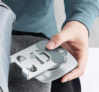 Support de bureau portable, étanche, flexible, en alliage d'aluminium, avec base pivotante à 360° pour iPad et téléphone portable
