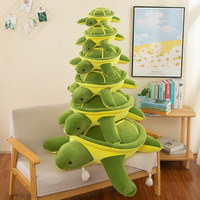 Coussin en peluche tortue mignon, animaux en peluche doux, coussin tortue de mer, compagnon réconfortant, décoration d'intérieur, cadeau adorable pour la famille et les amis