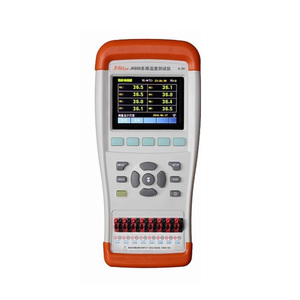 JK802 เครื่องวัดอุณหภูมิแบบมือถือ 2 ช่องสัญญาณ -200c~1300c ความแม่นยำพื้นฐาน 0.2%+1c - Product Image 1