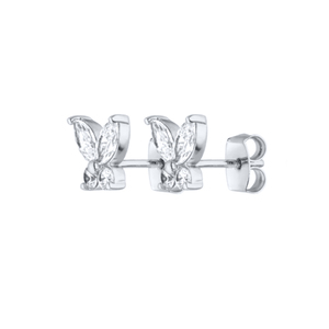 ROXI S925 <b>Sterling</b> <b>Silver</b> Simple Fashion Four Seasons Flower Zircon <b>Stud</b> <b>Earrings</b> - Product Image 3