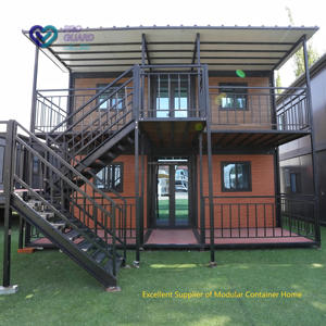 บ้านคอนเทนเนอร์แบบปีกคู่ขนาด 40 ฟุต 2 ห้องนอน โครงสร้างเหล็กแบบขยายได้ ติดตั้งนอกสถานที่ ยี่ห้อ Yi Yu สำหรับโรงเรียน/<span class=keywords><strong>โรงแรม</strong></span>/โรงพยาบาล - Product Image 6