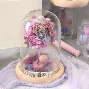 Высшего сорта Yunnan класса А с лакированным atacado rosa eterna flor De Lis искусственные цветы в стеклянная трубка - Product Image 2