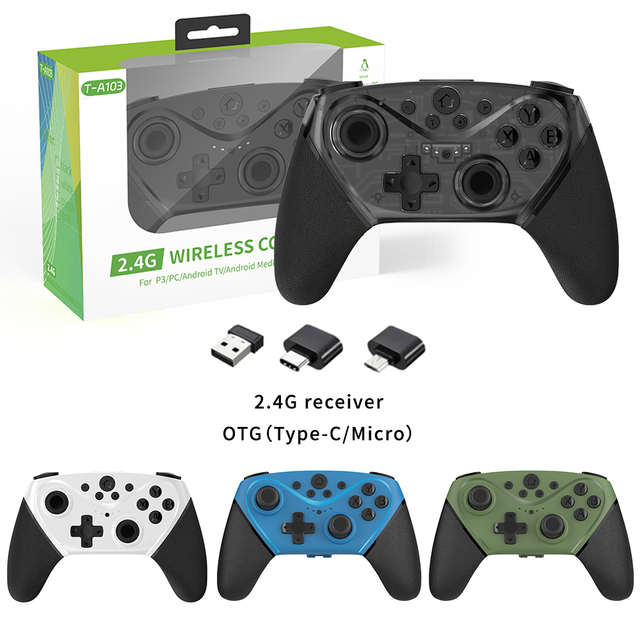 Factory Wholesale GPD A103 High Quality 2.4G Wireless Joystick Gaming Controller for Android PC Smart TV Box OEM ODM