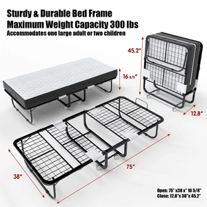 Divano <span class=keywords><strong>Letto</strong></span> Pieghevole da Interno con Materasso in Tessuto Traspirante e Tubo Resistente - Stile Migliorato, Vendita all'Ingrosso - Product Image 5