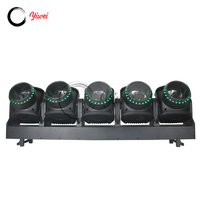 5 x 120W LED Beam Moving Head Light LED Ring 5 Head Beam pour DJ, concerts, événements scéniques, discothèques