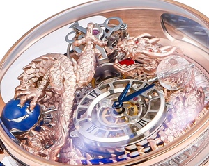 JACK Co. นาฬิกาข้อมือผู้ชาย "Dragon" พร้อมหนัง42มม. และสายรัดยางเคลื่อนไหวแบบกลไก - Product Image 2