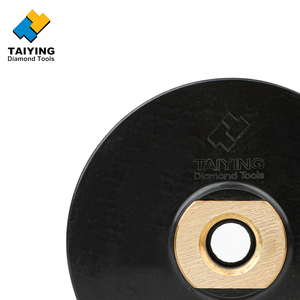 Atacado 4-Inch <span class=keywords><strong>Super</strong></span> <span class=keywords><strong>Soft</strong></span> Rubber Backer <span class=keywords><strong>Pad</strong></span> com M14/M16 Threads para Conectar Polimento <span class=keywords><strong>Pad</strong></span>