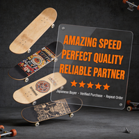 Planche de skateboard vierge en érable canadien 8.0, moulée par gravité, portable, vente en gros directe usine, personnalisable, faible MOQ
