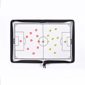 Conseil de tactique de Football professionnel Table de sable pliant en cuir plaque d'entraîneur bande magnétique stylo conseil de tactique - Product Image 1