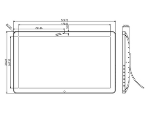 21 22 Inch Mạng Internet Khung Ảnh Kỹ Thuật Số Phần Mềm Tải Về Với Android Wifi - Product Image 6
