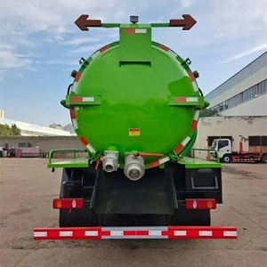 รถดูดสิ่งปฏิกูลแบบสุญญากาศ Dongfeng 4x2 ขนาด 10-15 ลูกบาศก์เมตร สำหรับทำความสะอาดท่อระบายน้ำและดูดสิ่งปฏิกูล - Product Image 6