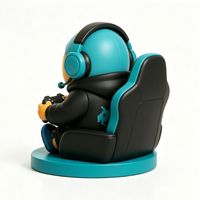 Figurines PVC non articulées de 8,5 cm, mignonnes, sur le thème des joueurs, en forme d'œuf, boîte mystère, jouets personnalisés, amusants, de créateur, objets d'art de collection, thème cinéma et télévision, cadeau