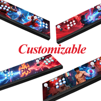 Manette de jeu double et pousse-pièces OEM tout-en-un pour borne d'arcade domestique avec prise US, pour machine de jeu d'arcade (à partir de 3 ans)