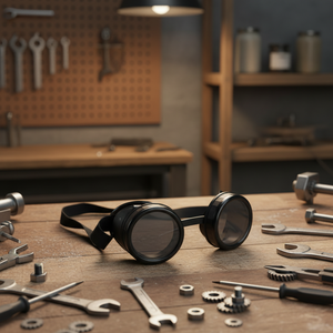 <span class=keywords><strong>Occhiali</strong></span> da Saldatura Essenziali PPE a Pressione Minima, Comodi <span class=keywords><strong>Occhiali</strong></span> Neri <span class=keywords><strong>per</strong></span> la Sicurezza in Officina - Product Image 4