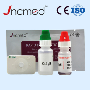 Kit <span class=keywords><strong>de</strong></span> Diagnóstico Rápido para la detección <span class=keywords><strong>de</strong></span> Anticuerpos IgM contra Chlamydia Trachomatis Ct, en Oro Coloidal - Product Image 1