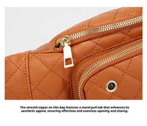 Borsa a tracolla da <span class=keywords><strong>donna</strong></span> alla moda, ricamata, semplice, tinta unita, da viaggio, trapuntata in PU, casual - Product Image 3