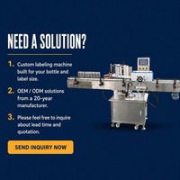 Machine d'étiquetage adhésif horizontale automatique à grande vitesse pour bouteilles, cartons, ligne d'emballage de produits de beauté