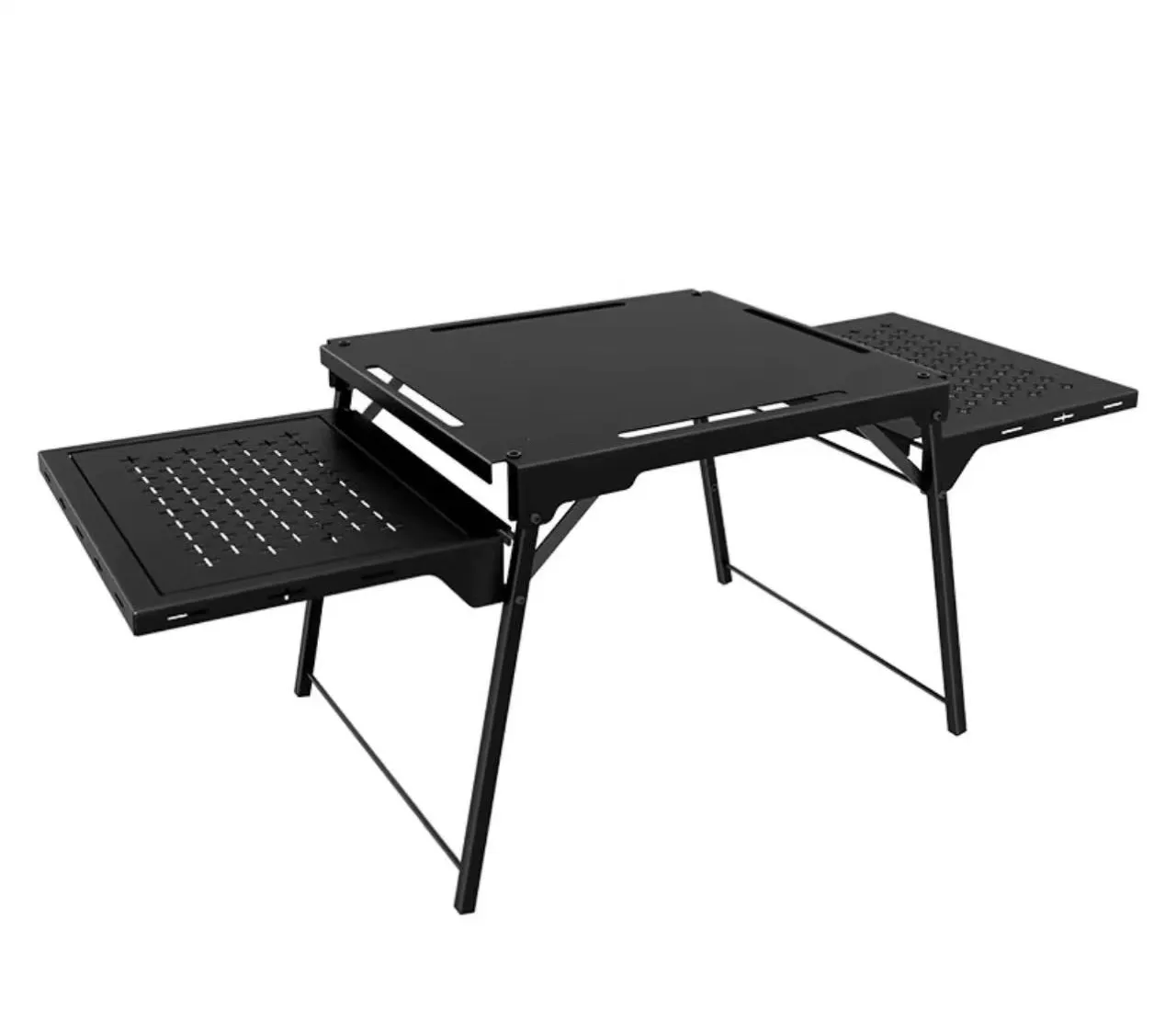 SM-IGTN Metal Portable Camping Kitchen Table Essential One-Stop Solution for Outdoor Multi-Functional Use
