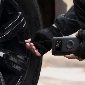 Mini Portable Tire Inflator Digital Display 12V Lithium <b>Battery</b> Single Cylinder Car Air <b>Pump</b> - Product Image 3