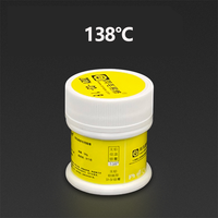 AMAOE M9/M10/M11 pâte à souder 50g 138/183/217 basse température Sn42Bi58 Flux de pâte d'étain pour téléphone portable PCB BGA SMD outils de réparation