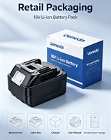 Batterie de remplacement ODM/OEM 5Ah BL1850B en stock, compatible avec les outils électriques sans fil 18V, perceuse à percussion, batterie lithium-ion