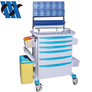 Bdt8152 Youngcoln Medische Verpleegwagen Wagen Ziekenhuis Noodanesthesie <span class=keywords><strong>Trolley</strong></span> <span class=keywords><strong>Icu</strong></span> Mobiele Medische Abs Noodtrolley - Product Image 6
