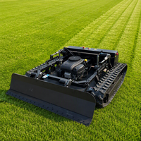 Robot Pemotong Rumput Lereng 800-1200mm Bersertifikat CE EPA, Harga Murah untuk Pabrik Industri, Kendali Jarak Jauh RC