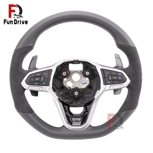 Volant en cuir personnalisé pour Volkswagen <span class=keywords><strong>Golf</strong></span> 4 5 <span class=keywords><strong>6</strong></span> 7 7.5 8 GTI <span class=keywords><strong>GTD</strong></span> - Product Image 4