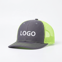 Casquettes de camionneur personnalisées OEM, logo brodé 3D, cyclisme, coton biologique, polyester recyclé, écologiques, performantes, respirantes