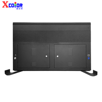 Pantalla LED para Estadios de Doble Cara P4, Pantalla para Campos Deportivos al Aire Libre, Impermeable, Cartel Publicitario LED de Doble Cara para Canchas de Fútbol
