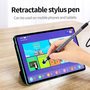 Stylet métallique rétractable <span class=keywords><strong>le</strong></span> plus vendu avec détection d'angle d'inclinaison <span class=keywords><strong>pour</strong></span> écrans tactiles capacitifs actifs, compatible Android - Product Image 4